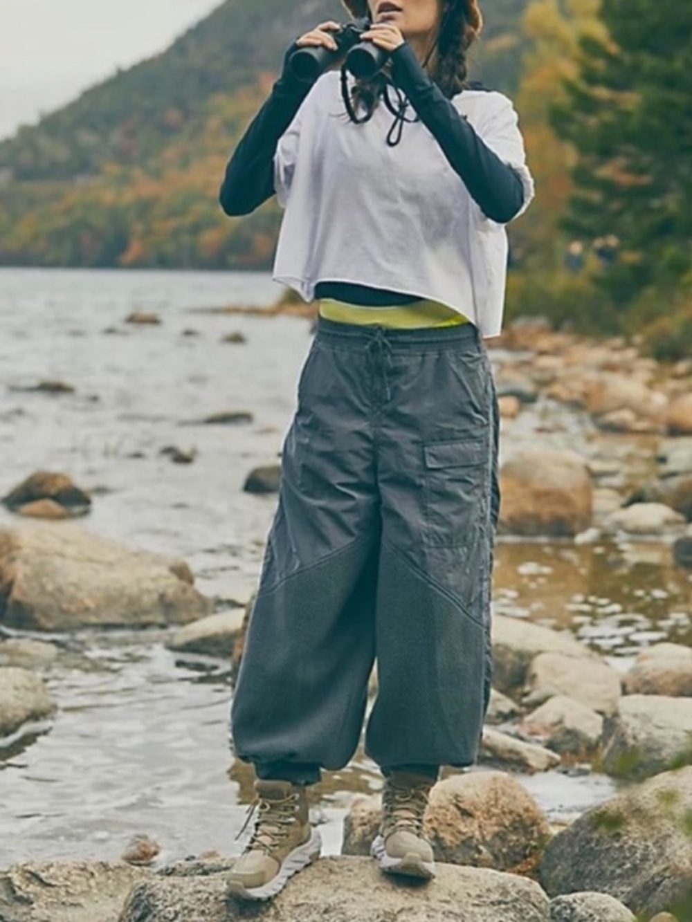 Free People Movement Snowcap Pants Charcoal Small